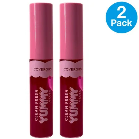 Covergirl Clean Fresh Yummy Gloss 350 2 Pack New