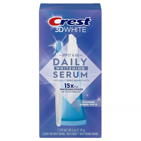 Crest 3D White Daily Whitening Serum 0.63oz (1 Pack) New