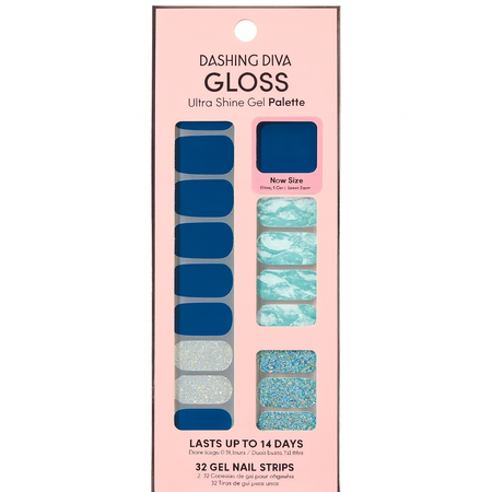 Dashing Diva Gloss Ultra Shine Gel Nail Strips 32ct New