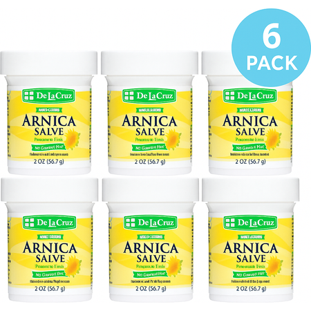 De La Cruz Arnica Salve 2 oz bottles 6 pack natural pain relief
