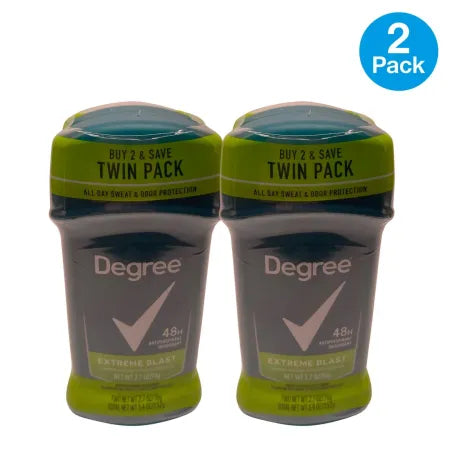 Degree Extreme Blast Antiperspirant Deodorant 2.7 oz Twin Pack 2 Pack New