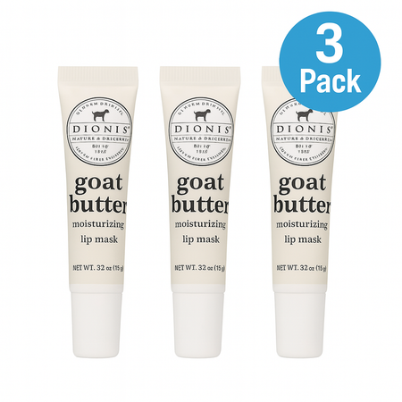 Dionis Goat Butter Moisturizing Lip Mask .52 oz 3 Pack New