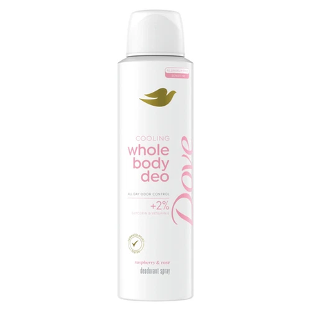 Dove Cooling Whole Body Deodorant Spray Raspberry & Rose – 1 Pack – New 1
