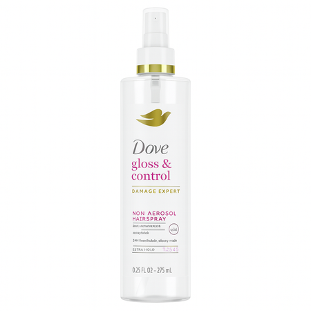 Dove Gloss & Control Non-Aerosol Hairspray 9.25 fl oz – 1 Pack New
