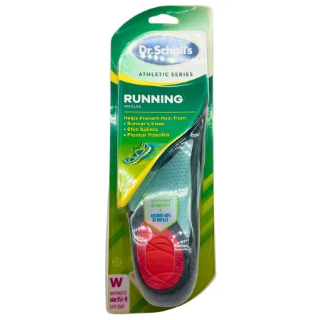 Dr. Scholl’s Athletic Running Insoles Women Size 5.5–9 – 1 Pair – New