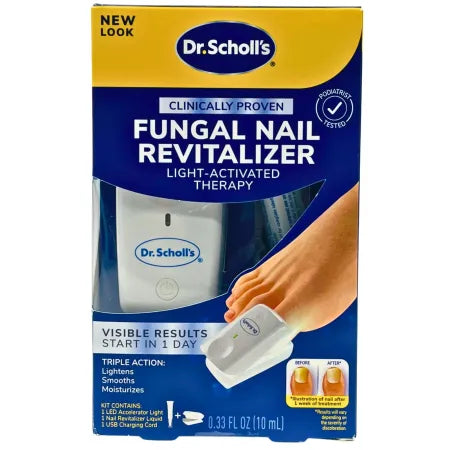 Dr. Scholl’s Fungal Nail Revitalizer Light Therapy Kit – Exp 06/2026