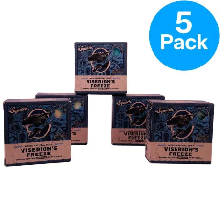 Dr. Squatch Viserion’s Freeze 5oz Bar Soap 5 Pack New