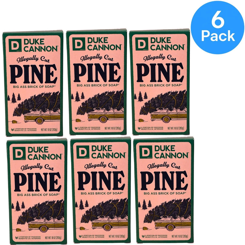 Duke Cannon Pine Soap 10oz 6 Pack New