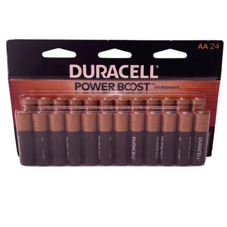 Duracell AA Alkaline Power Boost Batteries 24-count pack, expires 03/2037, new sealed box
