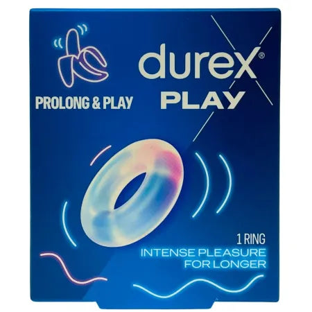 Durex Play Prolong & Play Ring – Intense Pleasure for Longer (1 Ring) New