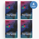EDX Resistance Loop Bands 3-Pack – 3 Levels for Training & Therapy – 4 Sets New