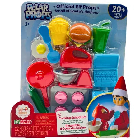 Elf on the Shelf ElfMates Cooking School Set 22-piece playset with accessories