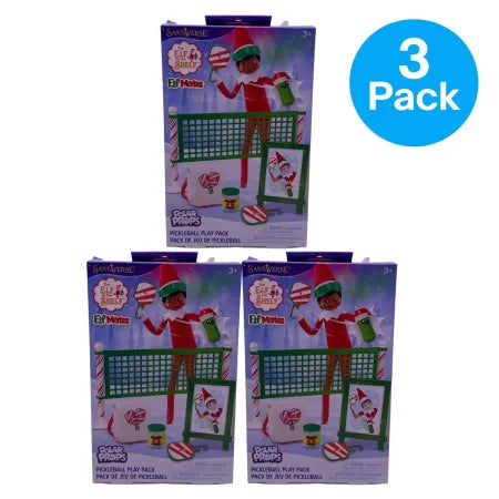 Elf on the Shelf Elf Mates Pickleball Play Pack 8 Pieces 3 Pack New