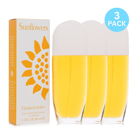 Elizabeth Arden Sunflowers EDT Spray 1.7 oz 3 Pack New