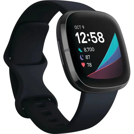 Fitbit Sense Smartwatch - Carbon/Graphite Stainless Steel 2