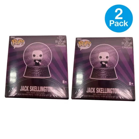Funko Jack Skellington Snow Globe Vinyl Figure 2 Pack New