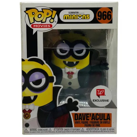 Funko Pop! Movies Minions Dave’Acula #966 Walgreens Exclusive – New