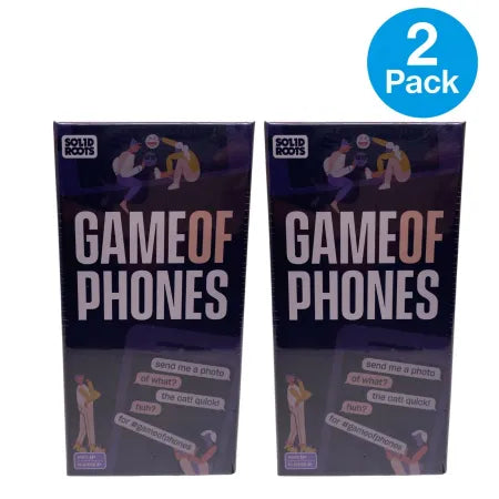 Game of Phones Card Game Party Scavenger Hunt 2 Pack New