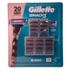 Gillette Mach3 Razor Cartridges 20 Count Pack New