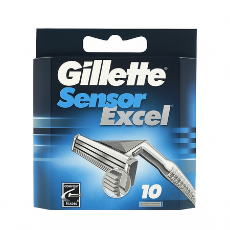 Gillette Sensor Excel Comfort Blades 10 Ct - New