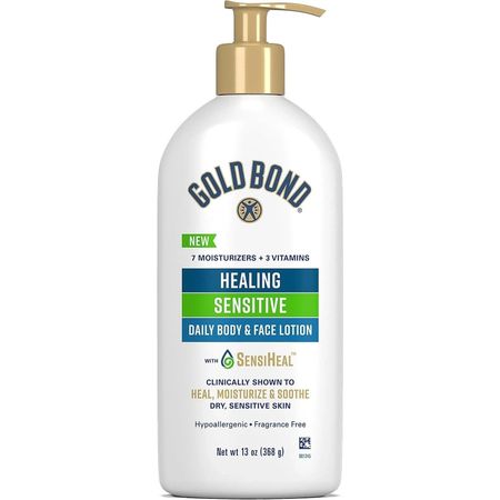 Gold Bond Healing Sensitive Body & Face Lotion 13 oz – 1 Pack New