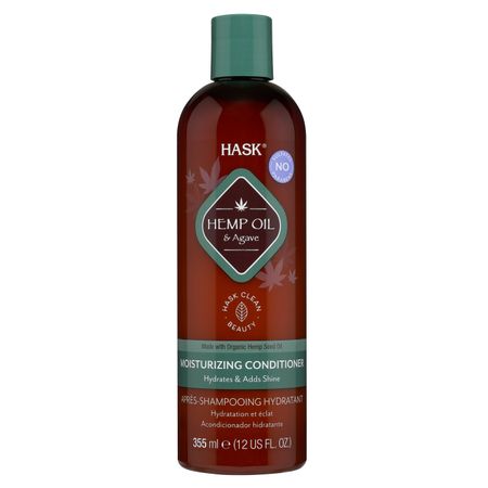 HASK Moisturizing Sulfate-Free Conditioner with Hemp Seed Oil & Agave, 12 fl oz