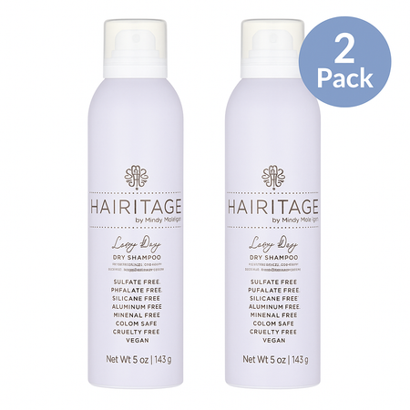 Hairitage Lazy Day Dry Shampoo 5oz 143g 2 Pack New