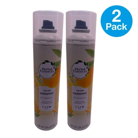 Herbal Essences Volume Hairspray Citrus 8oz Strong Hold Styling Spray 2 Pack New