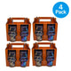 Holiday Home Glass Skull Sippers Set 18oz 4 Pack New
