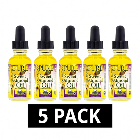 Hollywood Pure Organic Jojoba Oil 1 oz Dropper 5 Pack - New