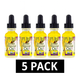 Hollywood Pure Organic Jojoba Oil 1 oz Dropper 5 Pack - New