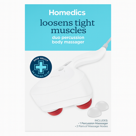 Homedics Duo Percussion Body Massager 1 Pack New