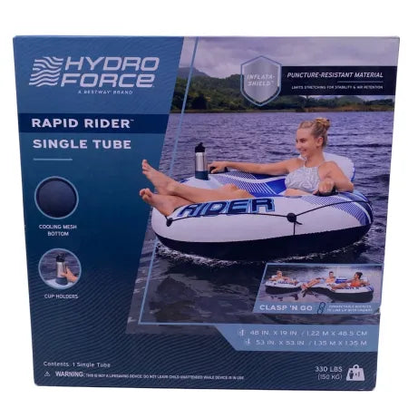 Hydro Force Rapid Rider Inflatable Tube 53in Single Person New