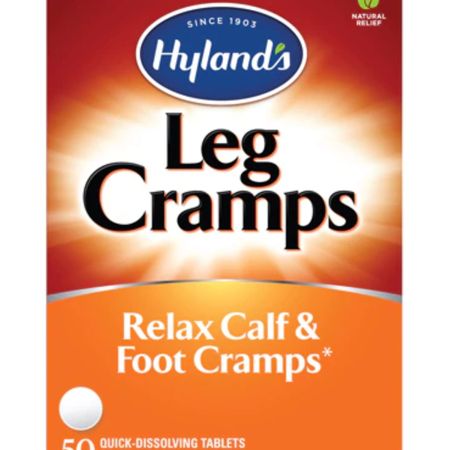 Hyland's Leg Cramps Tablets 50 Count - Natural Cramp Relief with Quinine, Homeopathic Pain Relief