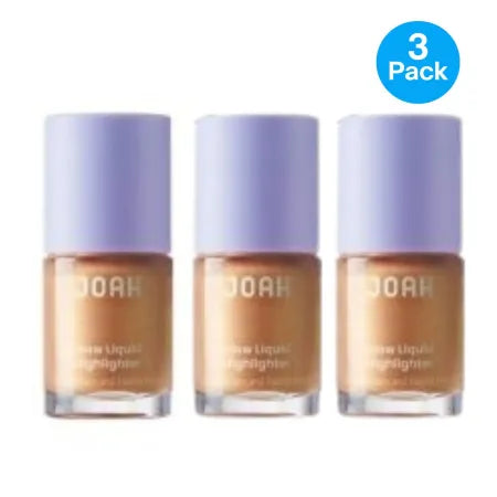 JOAH Glow Liquid Highlighter Golden Hour 3 Pack New