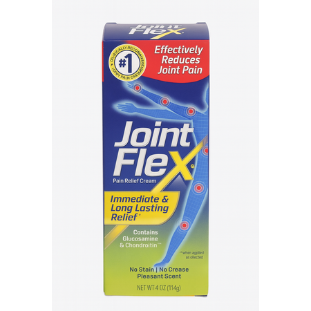JointFlex Pain Relief Cream 4oz (114g) 1 Pack New EXP 11/2025 1