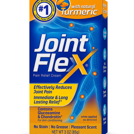 JointFlex Pain Relief Cream with Turmeric 3 oz – New