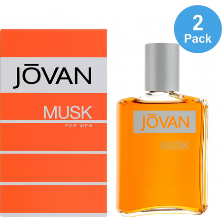 Jovan Musk for Men Cologne 8 fl oz / 236ml - 2 Pack - New