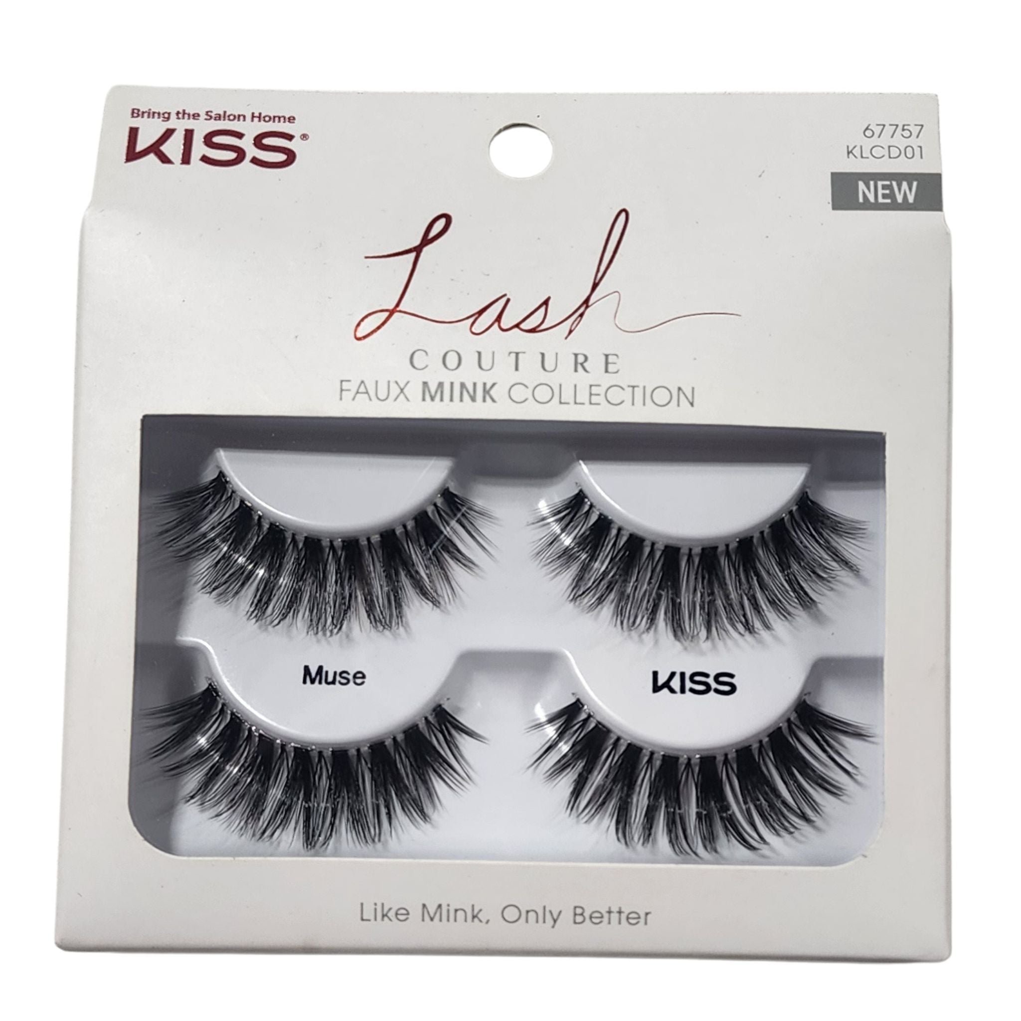 KISS Lash Couture Faux Mink Collection Muse Reusable Lashes New