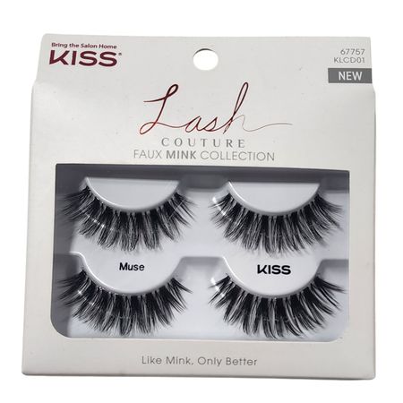 KISS Lash Couture Faux Mink Collection Muse Reusable Lashes New