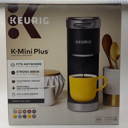 Keurig K-Mini Plus Single Serve K-Cup Pod Coffee Maker Matte Black NEW