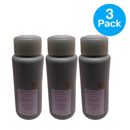 Kristin Ess Ultra Rich Softening Shampoo Sulfate Free 10oz 3 Pack New