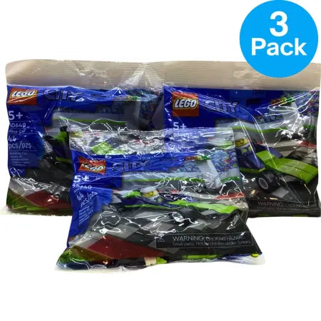 LEGO City Race Car 44pcs 3 Pack New