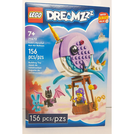 LEGO DREAMZzz Izzie’s Narwhal Hot-Air Balloon 71472 156pcs Age 7+ New