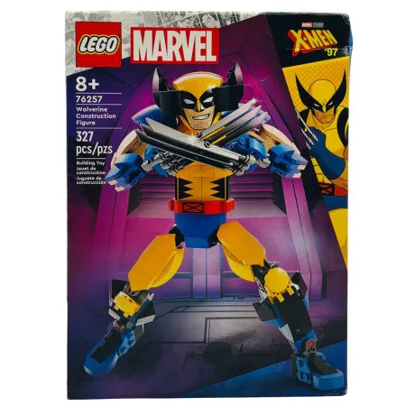 LEGO Marvel Wolverine Construction Figure 327 Pcs 1 Pack New (DAMAGED BOX)