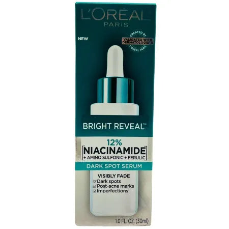 L’Oréal Bright Reveal 12% Niacinamide Dark Spot Serum 1.0 fl oz – New 1