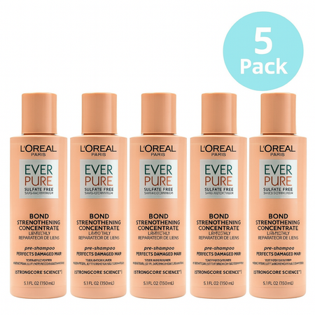 L'Oréal EverPure Bond Strengthening 5.1oz 5 Pack New