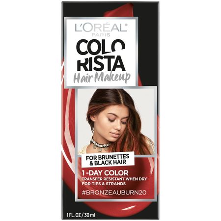 L'Oreal Paris Colorista 1 Day Hair Color, 20 Bronze Auburn, 1 fl oz