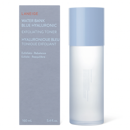 Laneige Water Bank Blue Hyaluronic Exfoliating Toner 5.4oz New