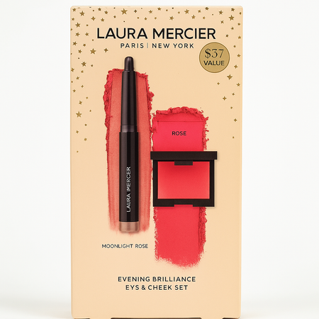 Laura Mercier Evening Brilliance Eye & Cheek Set 1 Pack New